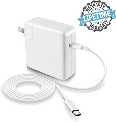 Macbook Pro Charger USB C,61w Macbook Pro Thunderbolt Charger usb-c Power Adapter 13" Touch Bar Macbook Charger Type c PD HP usb c Charger -Connector Type C