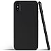 totallee iPhone X Case, Thinnest Cover Premium Fit Ultra Thin Light Slim Minimal Anti-Scratch Protective - for Apple iPhone X (2017) (Pitch Black)