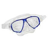 Scuba Choice Scuba Choice Blue Diving Dive Snorkel Mask Nearsighted Prescription RX Optical Corrective Lenses, -3.0