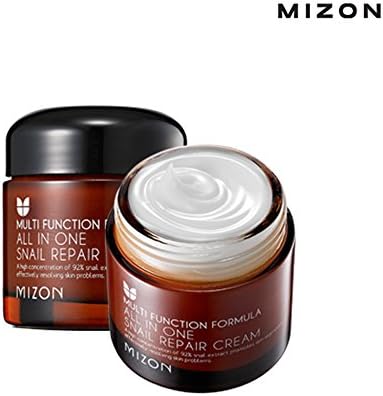 MIZON All In One Snail Repair Cream, 75 Grams, Anti-wrinkle Moisturizing Anti-aging 75ml