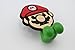 Finex® *Set of 2* Super Mario Brothers Toothbrush Holders with Suction Cup for wall in bathroom at home