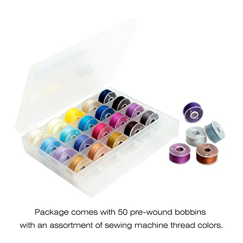 Portable Sewing, Amado Portable Sewing Double Speed Mini Sewing Machine White and Purple Design (25 Color Sewing Thread with Case)