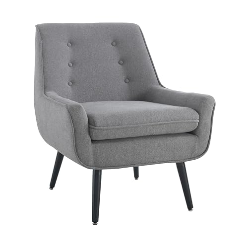 Linon Accent Chair, Standard, Black