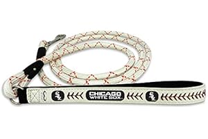 GameWear Chicago Cubs Frozen Rope Baseball Leather Leash, Large