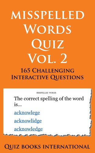 Misspelled Words Quiz Vol 2 - 