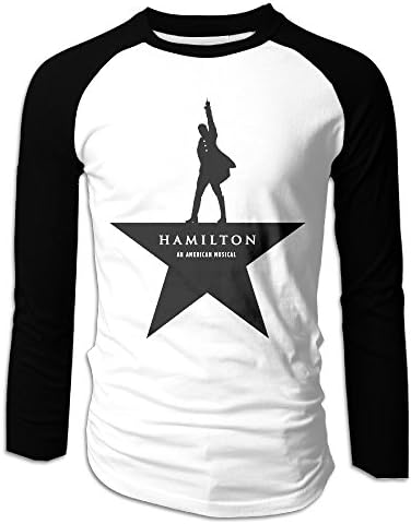 Men Boston Hamilton Logo Raglan Baseball T-Shirt
