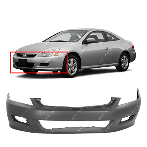 MBI AUTO Primered, Front Bumper Cover Fascia for 2006 2007 Honda