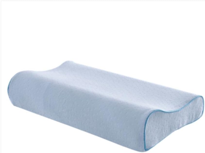 FR® Pillow child natural emulsion Pillow core Protect the neck pillow 1-6 years old Child Moisture absorption Breathable Latex pillow , days blue