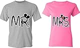 Mr. & Mrs - Matching Couple Shirts - His and Her T-Shirts - Tees