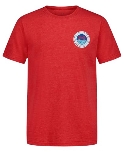 Under Armour Boys' Short Sleeve Graphic T-Shirt, Outdoor Collection, Red Freedom, 6 at Amazon