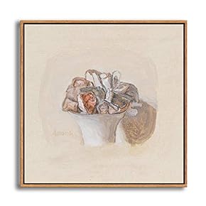 Framed Canvas Wall Art Metaphysical Still Life with Triangle by Giorgio Mordian Canvas Prints Home Artwork Decoration for Living Room,Bedroom - 16x16 inches