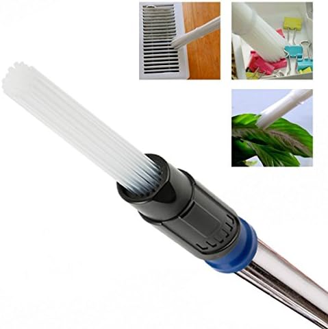 Vacuum Cleaner Dust Dirt Remover Universal Attachment Interface Tool, Small Suction Brush Tubes Flexible Access to Anywhere, Strong Suction for Corners, Pets, Drawers