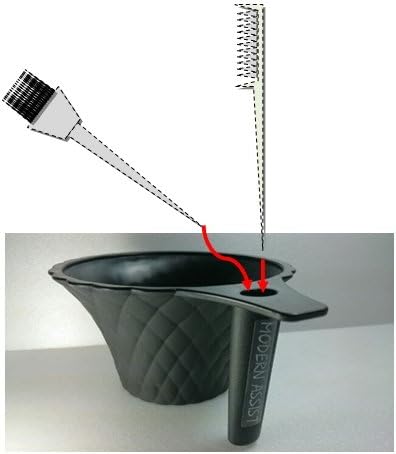 Amazon ヘアダイ容器 1個 美容師用 カラーリングブラシが収納できる新機能 白髪染め おしゃれ染め Modern ヘアカラーリング用品 通販