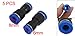 uxcell 5 Pcs Air Pneumatic 6mm to 8mm Straight Push in Connectors Quick Fittings