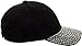 Crystal Case Studded Rhinestone Brim Adjustable Baseball Cap Hat (Black)