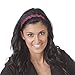 Hipsy 2pk Women's Adjustable NON SLIP Wave Bling Glitter Headband Gunmetal Duo Pack
