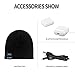 NINE BULL Bluetooth Beanie Hat for Unisex Wireless Warm Beanies(Black)