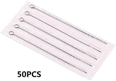 Mix Sizes Sterile Disposable Tattoo Needles 3 5 7 9 RL 5 7 9 RS 5 7 9 M1 (50PCS)