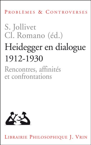 Heidegger en dialogue, 1912-1930