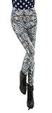 Sunnydate Women's Designed 3D Print Full length Sexy Stretch Leggings