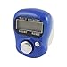 uxcell Adjustable Blue Housing Resettable Finger Counter