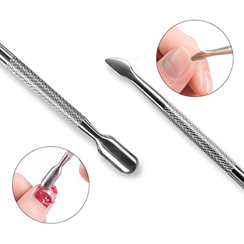 Cuticle Pusher and Cutter Cuticle Pusher Nail Polish Remover