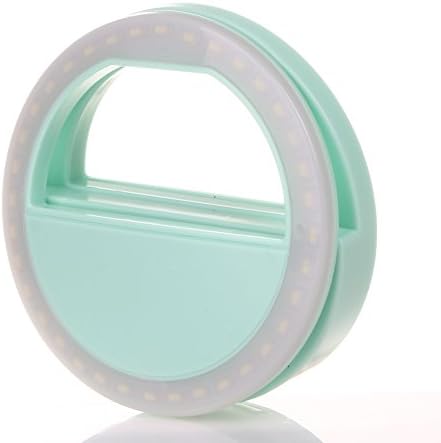 CRELANE Selfie Ring Light Rechargeable 36 LED Supplementary Lighting Night Selfie Enhancing for for Any Smartphones Tablets and Photography