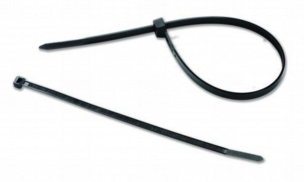 Electraline 60728 Cable Ties Pack of 100 Black