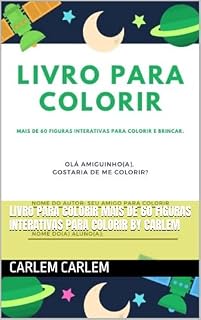 Livro Livro para Colorir Mais de 60 Figuras Interativas para Colorir by Carlem