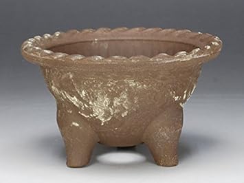 Amazon いよじ園 盆栽鉢 常滑焼 変り鉢 ミニ鉢 小鉢 鉢