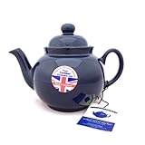 Hand Made Brown Betty 4 Cup Teapot in Cobalt Blue (