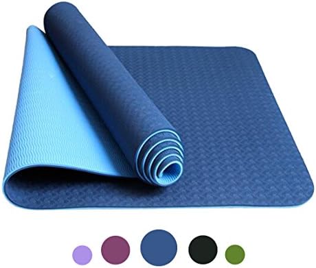 Non Slip Yoga Mat Ultra Lightweight Anti-tear Exercise Mat - Perfect for Pilates, Gym, Home Exercise, &amp; Outdoor Activites - Multipurpose Workout Pad