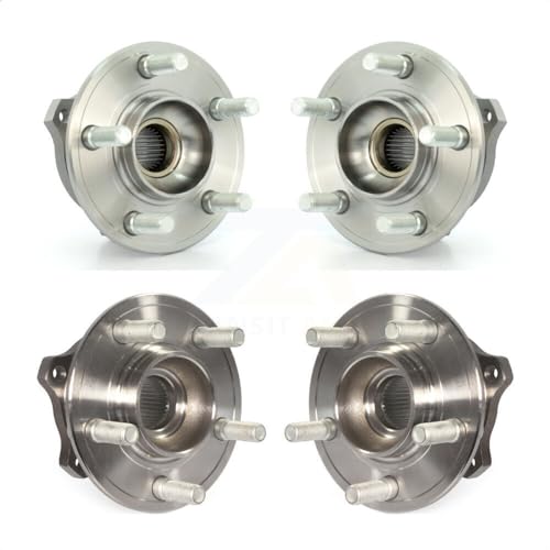 Front Rear Wheel Bearing & Hub Assembly Kit For