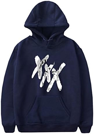 Tanersoned Unisex Hoodie Xxxtentacion Sad Heart Top Cool Rap Graphic Hooded Sweatshirt