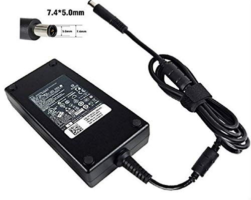 19.5V 9.23A 180W Watt AC Adapter Charger Compatible DA180PM111,FA180PM111 ADP-180MB B for Dell Alienware 15 R1 R2 Dell Precision 7510 M4600 M4700 M4800 74X5J JVF3V Power Adapter Power Cord PA Charger