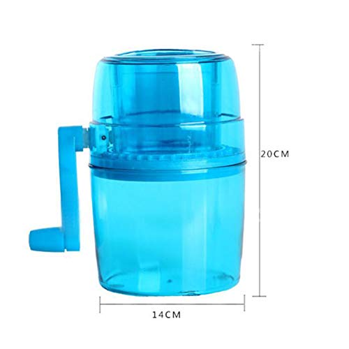 DishyKooker Home Mini Hand Crank Manual Ice Crusher Shaver Kids Shredding Snow Cone Maker Machine Household Product - Thumbnail 3