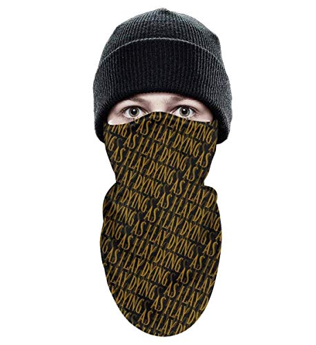 DOORDAS As-I-Lay-Dying-Logo-Green- Ski Mask Winter Face Mask Winter Bandanas Face Mask Perfect for Skiing, Snowboarding