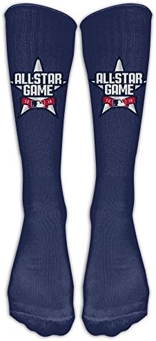 All-Star GameWomen Creative Comfortable Knee High Athletic Knee High Socks Christmas