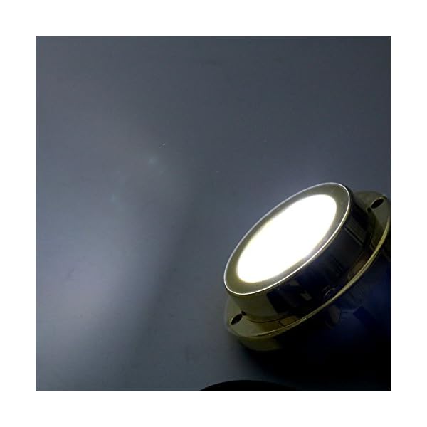 Amarine-made-LED-Underwater-Boat-Surface-Mount-Light-33w-White-Bronze-Housing-Waterproof-Ip-68