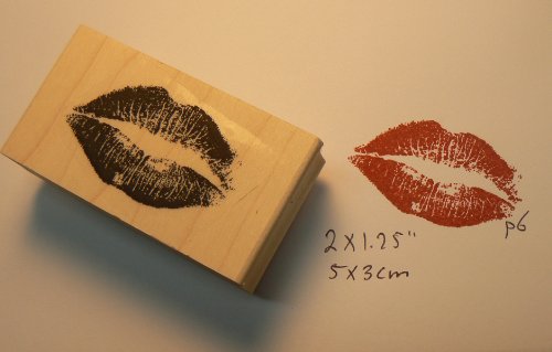 Kiss rubber stamp P6