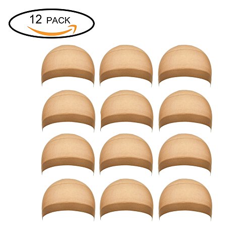GoWorth 12 Pack Nylon Wig Caps,Wig Caps for Women and Men,Each cardboard Contains 2 Wig Caps(Beige) - Thumbnail 6
