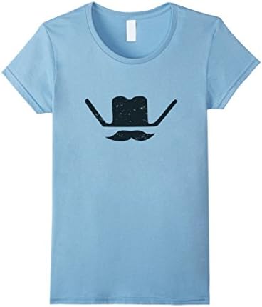 Womens Sumrall Cowboy Hat Mustache Small Baby Blue