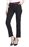 Urban CoCo Women's Straight Leg Trouser Pants Slim Fit Casual Trousers