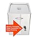 TruSonik 10L Digital Ultrasonic Cleaner with Heater | Industrial Stainless Steel Body, Tub, & Basket | Cleans Jewellery, Dental & Tattoo Equipment, Guns & Gun Parts, Car Parts & Carbs, & More