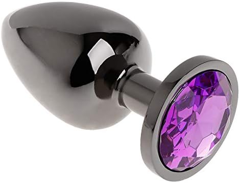 WEISHA Funny Plug Aluminum Alloy Plug Plated Rhinestone Suction Cup Stopper Game