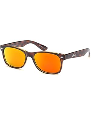 Gamma Ray Polarized UV400 Classic Style Sunglasses with Mirror Lens - Choose From Adult or Kids Sizes