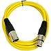 SEISMIC AUDIO - SAXLX-6 - 6' Yellow XLR Male to XLR Female Patch Cable - Balanced - 6 Foot Patch Cord