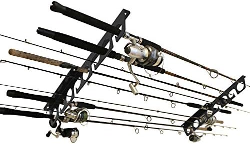 fishing pole ceiling rack