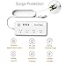 WiFi Smart Power Strip, Amtake Surge Protector Outlet with 4 Smart Plugs and 4 USB Charging Ports for Multi Outlet Socket Extension Cord, Voice Controlled by Amazon Alexa Echo Dot and Google Home