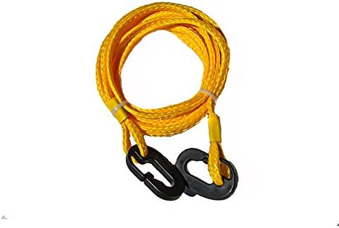 HONDA YAMAHA SUZUKI KAWASAKI POLARIS PWC ATV MOTORCYCLE TOW ROPE WITH EASY TO USE HOOK CLIPS